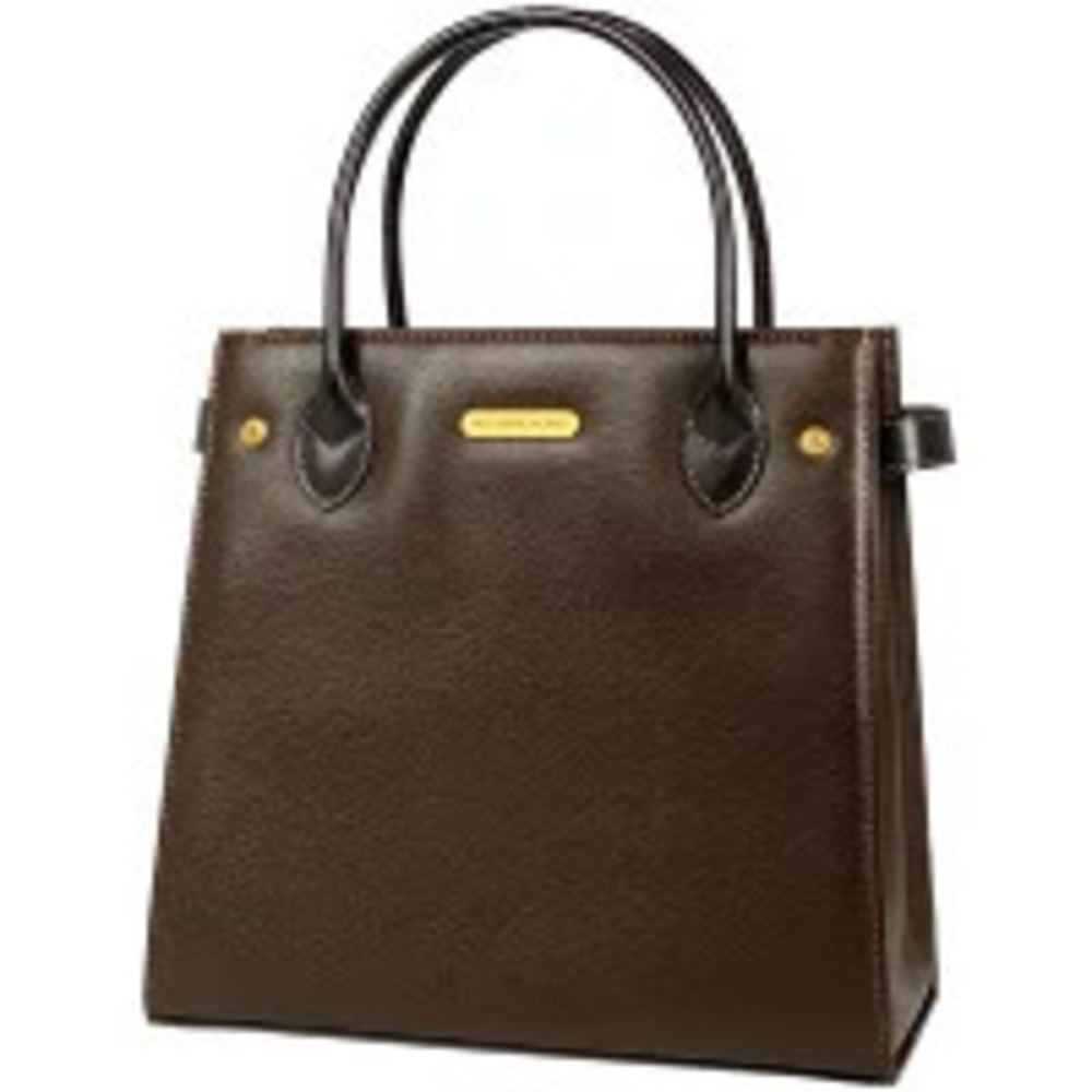 Burberry handbag tote bag leather brown